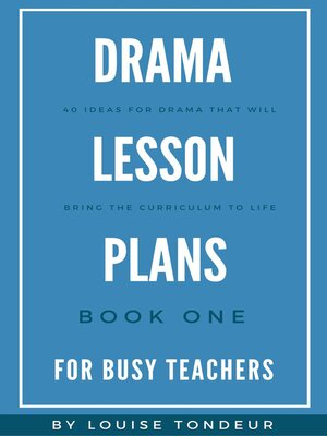 cover image of Drama Lesson Plans for Busy Teachers Book One